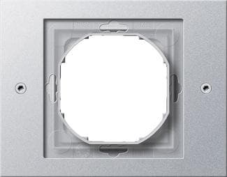 GIRA enkelt dækramme 021165 TX_44 aluminium IP44 brudsikker aluminium 021165 (021165)