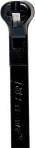 Miniatyrbillede 1 af 3: ABB TY5242MXR TY5242MXR Kabelbinder 204 mm 3,60 mm Sort Med metaltunge 100 stk.