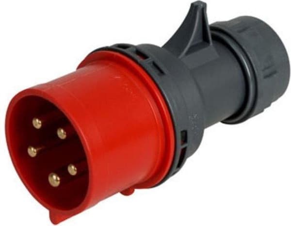 CEE stik 400V 5 polet 32A med mærke rød S52S30