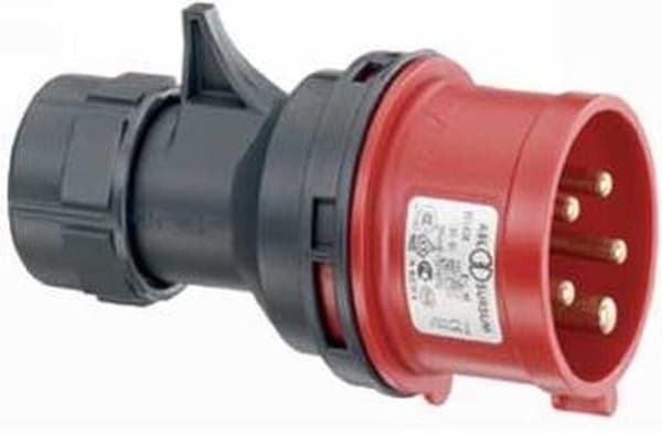 CEE stik 400V 5 polet 32A med mærke rød S52S30