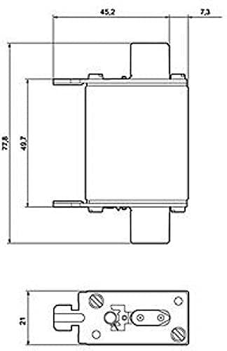 Siemens - säkring nh-500v t-00 35a indikeringscentral