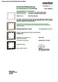 Miniatyrbild 4 av 4: Merten Frame 2°F. EDS D Life MEG4020 6536