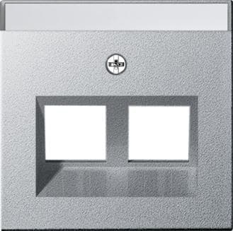 GIRA 2640 26. Fatningstype: RJ-45, Farve på produkt: Aluminium (264026)