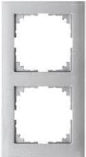 MERTEN M-Pure ram dubbel aluminium MEG4020-3660 MEG4020-3660 (MEG4020-3660)
