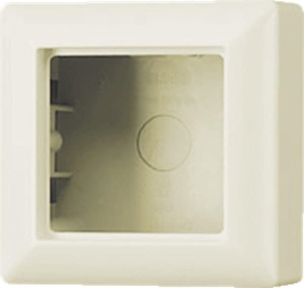 JUNG AS500 overflademonteret bk planmonteret kontakt plast, cremehvid, overflademonteret bk