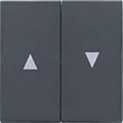 GIRA afdækning persiennekontakt/knap System 55, Standard 55, E2, Event, Event Clear, Event Opaque, Esprit, ClassiX Ant (029428)