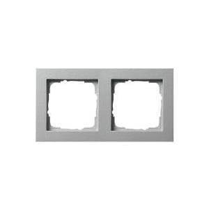 GIRA E2 - Aluminium - Termoplast - Skrueløs (021225)