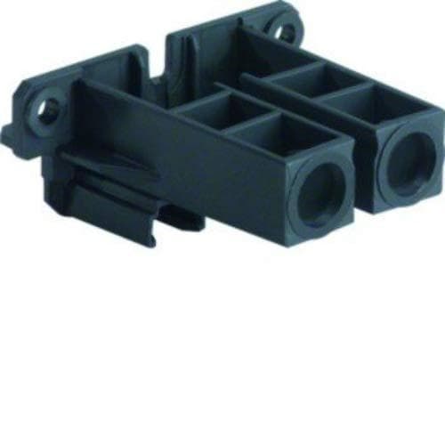 Busch-Jaeger Hage dobbelttårn UZ04A1 med skruer, grå, 110x80 mm
