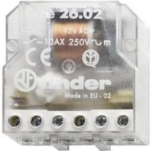 Finder-trinkontakt 2 laver kontakter (NO) 24 VAC 10 A 250 VAC (26.02.8.024.0000)