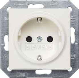 Bjc delta i-sys blanco SIEM-sockel SCHUKO 5UB1518 titanvit, vit