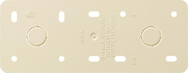 GIRA 008313 seinälevy/kytkimen kansi beige - valkoinen (008313)