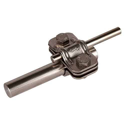 DEHN 459119 Kolminapainen puristin liukuva tasainen levy 8-10/16 mm StSt V2 A