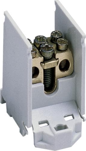 Hager K02SN 1P Valkoinen riviliitin