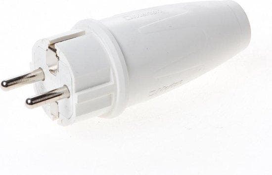 Merten PVC-stik SCHUKO 125462 hvid (125462)