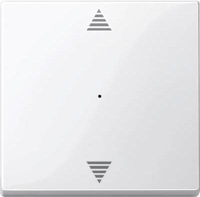 MERTEN vippeknap til knapmodul MEG5215-0319 (op/ned pile) polar hvid blank MEG5 MEG5215-0319 (MEG5215-0319)