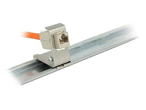 Delock Keystone metallikiinnike 1 portti DIN-kiskoille