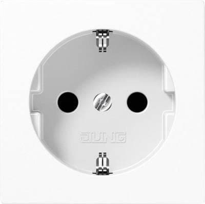 Jung indsats beskyttende kontaktstik AS 500 alpin hvid A1520KIWW (A1520KIWW)