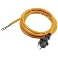 AS Schwabe strømtilslutningskabel [sikkerhedsstik - kabel, åben ende] orange 3,00 m 70911 (70911)