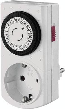Bachmann Mini Kellokytkin mekaaninen - Automaattinen virtakytkin - AC 230 V - 3680 Watt - valkoinen (852.104)
