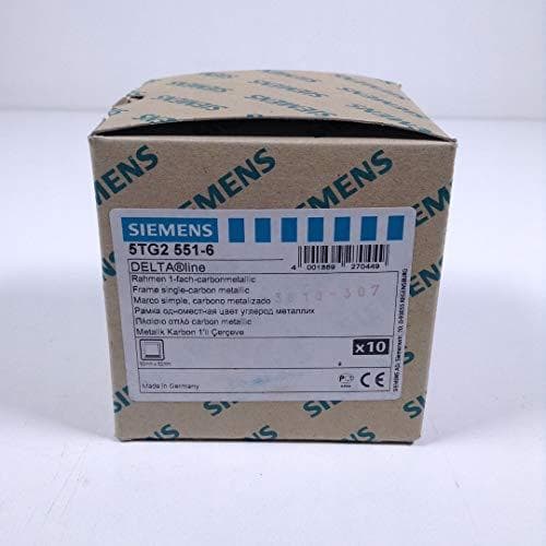 Siemens 5TG25516 Carbon - Metallisk vægplade/afbryderdæksel (5TG25516)