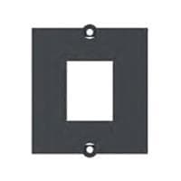 Bachmann modul 1x keystone med metalbeslag 917.062 - modul til keystone jack datastik - sort
