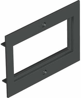 OBO Bettermann Vertr dækplade 2f modul 45 til T4B P7 9011 (7408276)