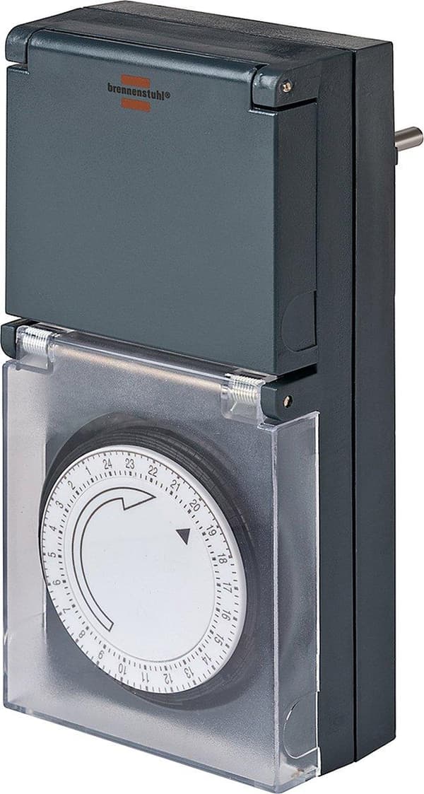 Brennenstuhl 1506460 MZ 44 IP 44 | Mekanisk timer 230 V