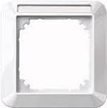 Merten 387119 1M stel, 1x med inskriptionsholder, polarhvid blank