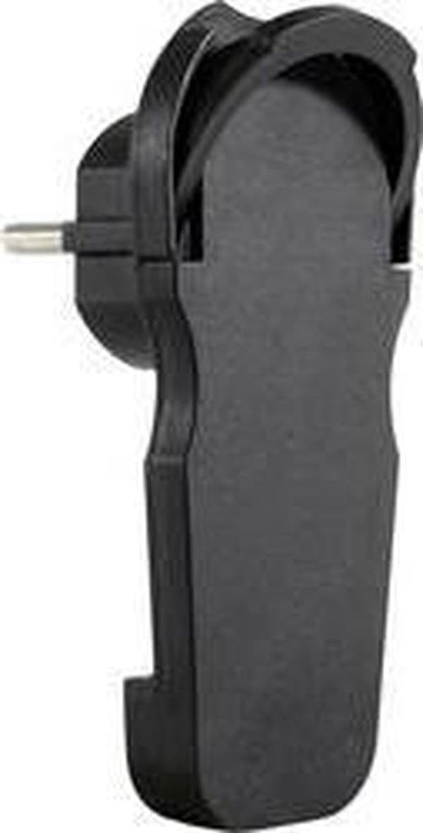 REV 0018260500 Fladt stik med beskyttelsesjord 230 V Sort IP20