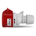 Miniatyrbillede 5 af 6: REV 0512560555 CEE-kobling, 5-benet (3Ph+N+PE) IP44, 400V 16A, rød