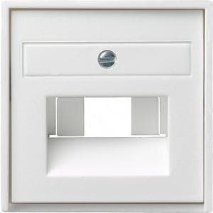 GIRA - System 55 - Dæksel til UAE/IAE tilslutningsboks *ren hvid satin finish* (0270 27)
