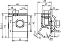 Pikkukuva 2 / 2: Dehn+Söhne kourupuristin 339 050 St/tZn f.Wulst 16-22 ukkossuojausliitin 4013364096257