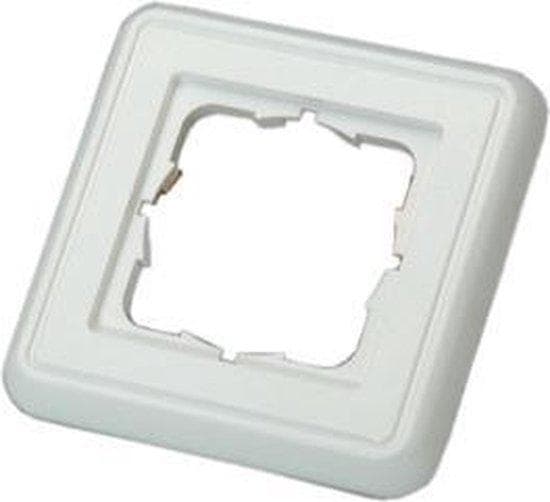 Telegärtner dækramme 1x 80x80x8,7mm, alpin hvid, B00004A0021YFor serie AMJ45, UMJ45, modulsystem AMJ/UMJ, OAD/S, Ikke egnet til J00020A0512 / J00020A0