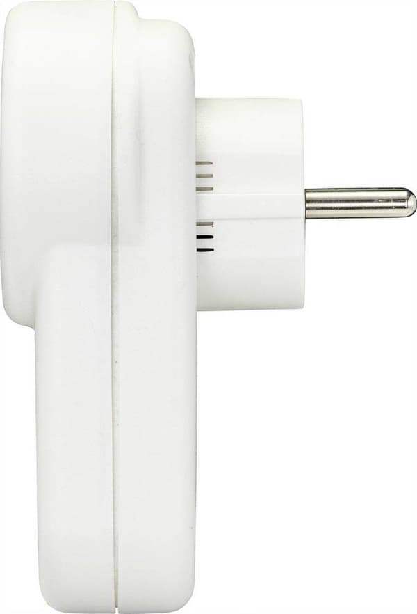 Sygonix SY-4755856 Väggkontakt Med USB Vit
