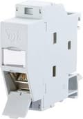 Miniatyrbillede 3 af 3: Metz Connect 1309107003-E Netværksboks DIN-skinner CAT 6A Grå-hvid (RAL 7035)