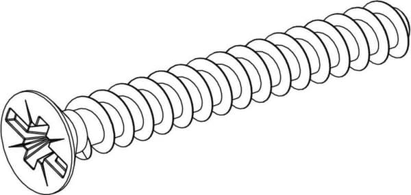 OBO Bettermann 2003279 Apparatskrue (Ø xl) 3,2 mm x 40 mm 50 stk.