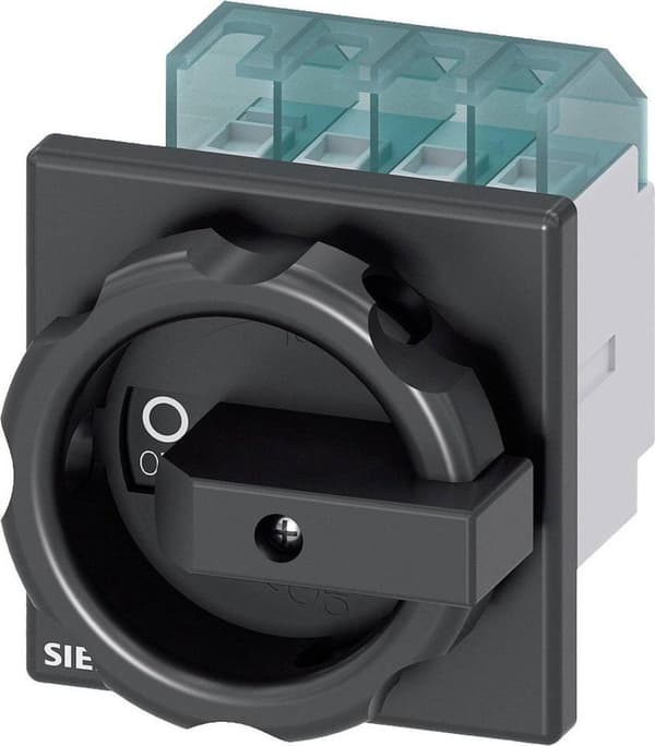 Siemens 3LD20031TL51 Belastbar afbryderkontakt Sort 4-polet 6 mm² 16 A 690 V AC