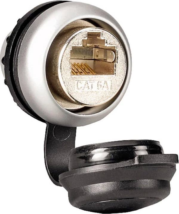 Eaton M22-RJ45-CAT6A RMQ Titan-paneeliliitin EP-400122 RJ45, kotelo 1 kpl