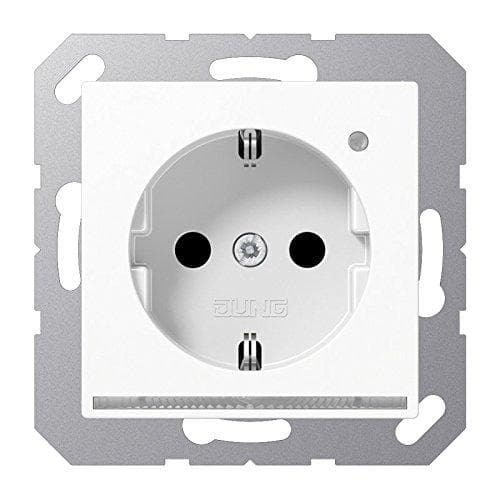 A 1520-O WW LNW SCHUKO socket 16A 250V LED orientation light wh - SCHUKO socket - 16 A 250 V ~ (A1520-OWWLNW)