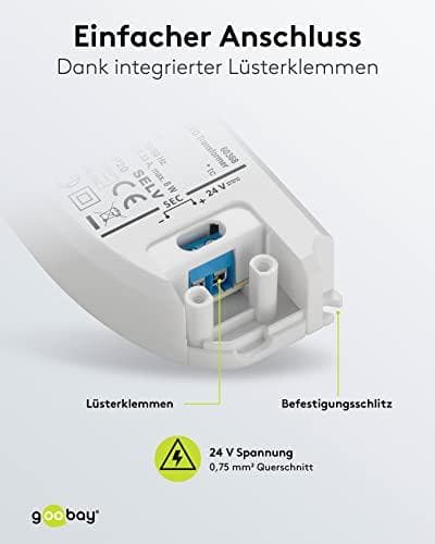 Goobay LED transformer 24 V/8 W (60368)