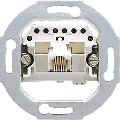 JUNG UAE 8 UPO RJ-45 Silver Socket (UAE8UPO)