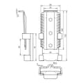 Pikkukuva 1 / 3: Dehn + Soehne -kiilaliitin 308001 St/tZn 10/30x3,5-40x4 (308001)
