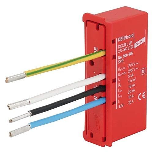 Overspændingsafleder DEHNcord DCOR L 2P 275 SO LTG Type 2 (900446)