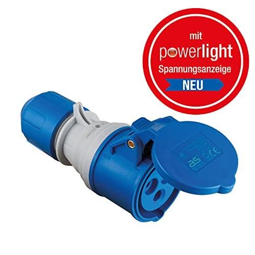 AS Schwabe powerlight CEE coupling 61487 CEE coupling 3-pin 230 V 1 piece (61487)