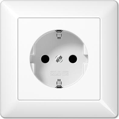 JUNG SCHUKO plug. AS1520WW AS1520WW (AS1520WW)