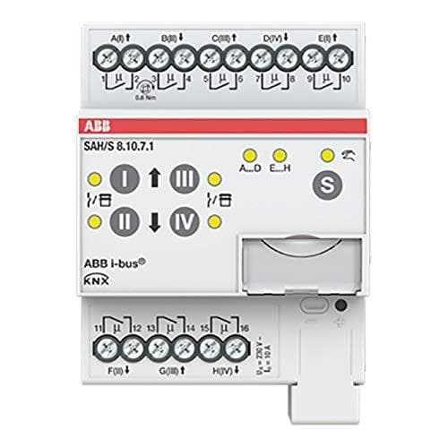 ABB Stotz S&J kontakt/persienneaktuator 8-fold 10A, REG SAH/S8.10.7.1 (2CDG110247R0011)