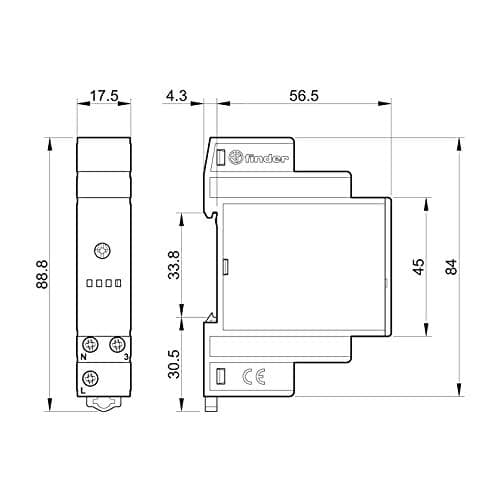 Finder staircase timer 14.91.8.230.0000 (149182300000)