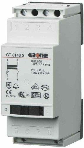 Grothe GT 3148 S Strømtransformer 1 A Hvid (14211)