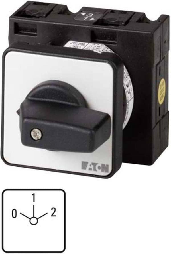 Eaton T3-4-8440/E Elektrisk vippekontakt 3P sort - metallisk (035760)