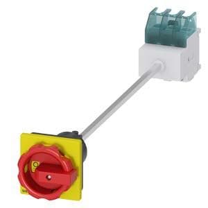 Siemens 3LD2213-0TK53. AC ingångsfrekvens: 50/60 Hz, Nominell strömutgång: 32 A, Omkopplingskapacitet: 640 A. Produktens färg: Röd, Gul. Bredd: 67 mm,